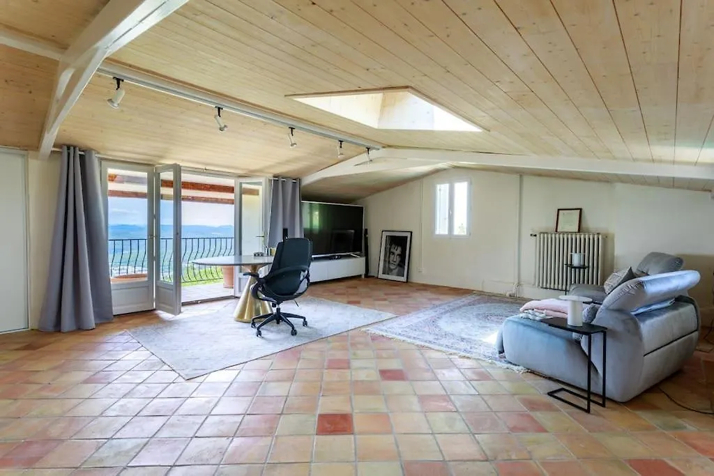 Villa With Separate Guesthouse With Panoramic View Montauroux