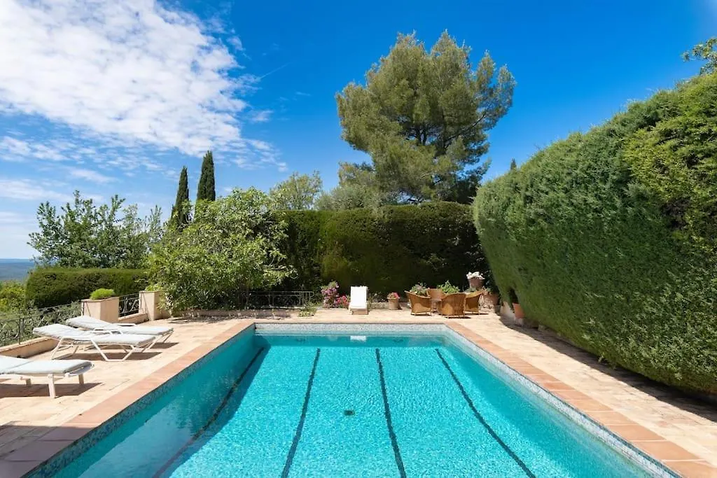 Villa With Separate Guesthouse With Panoramic View Montauroux France
