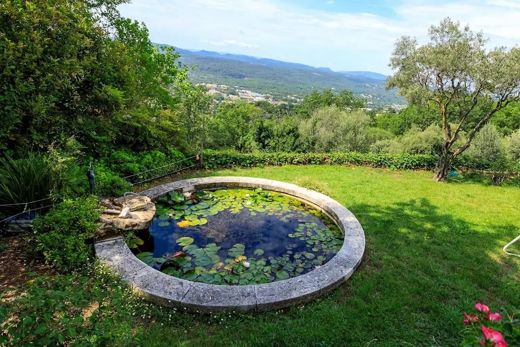 Villa With Separate Guesthouse With Panoramic View Montauroux France