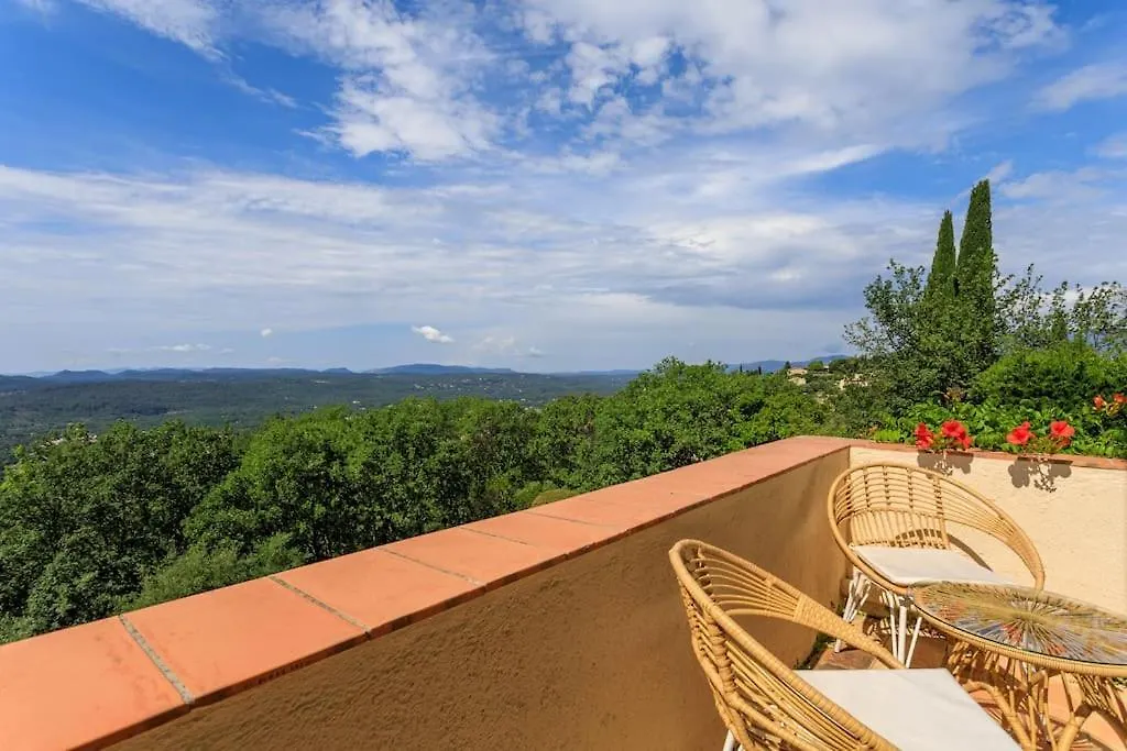 Villa With Separate Guesthouse With Panoramic View Montauroux