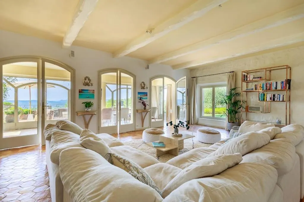 Villa With Separate Guesthouse With Panoramic View Montauroux