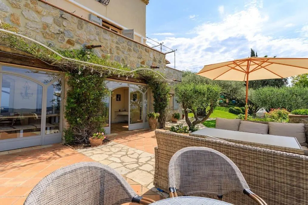 Villa With Separate Guesthouse With Panoramic View Montauroux
