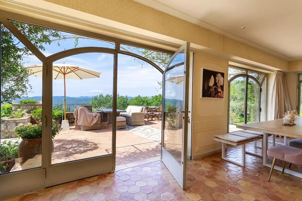 Villa With Separate Guesthouse With Panoramic View Montauroux